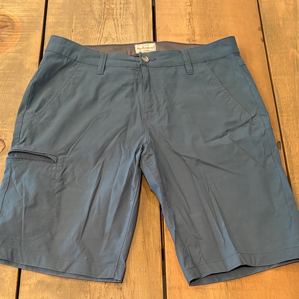 Weatherproof Vintage Blue Trail Cargo Shorts 34